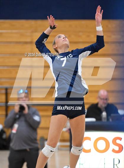 Thumbnail 3 in Stone Ridge Christian vs. Vacaville Christian (CIF SJS D6 Final) photogallery.