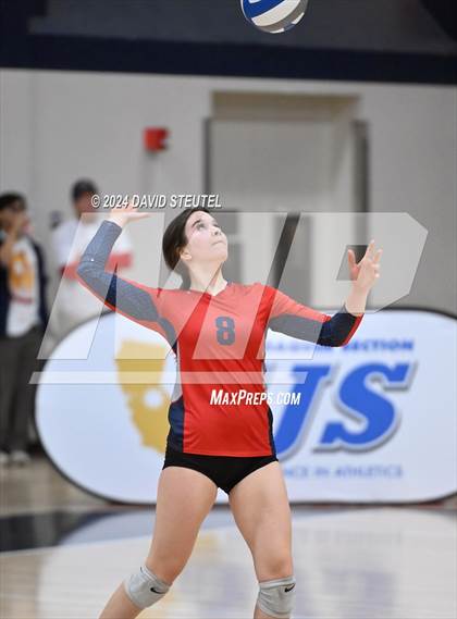 Thumbnail 3 in Stone Ridge Christian vs. Vacaville Christian (CIF SJS D6 Final) photogallery.