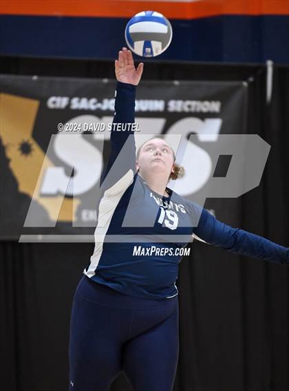 Thumbnail 2 in Stone Ridge Christian vs. Vacaville Christian (CIF SJS D6 Final) photogallery.