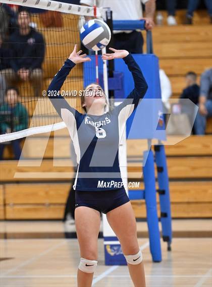 Thumbnail 3 in Stone Ridge Christian vs. Vacaville Christian (CIF SJS D6 Final) photogallery.