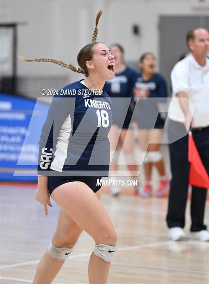 Thumbnail 3 in Stone Ridge Christian vs. Vacaville Christian (CIF SJS D6 Final) photogallery.