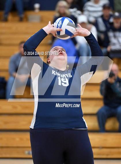 Thumbnail 2 in Stone Ridge Christian vs. Vacaville Christian (CIF SJS D6 Final) photogallery.
