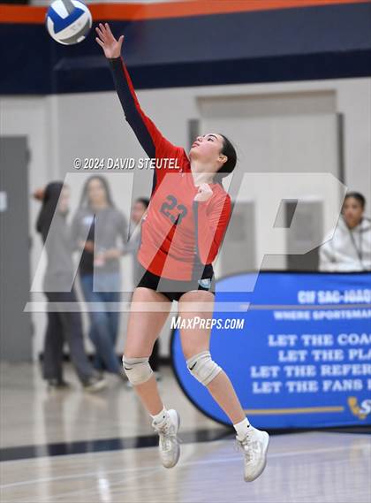 Thumbnail 1 in Stone Ridge Christian vs. Vacaville Christian (CIF SJS D6 Final) photogallery.