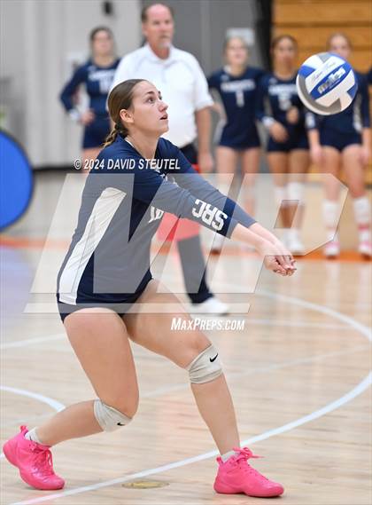 Thumbnail 2 in Stone Ridge Christian vs. Vacaville Christian (CIF SJS D6 Final) photogallery.