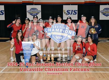Thumbnail 2 in Stone Ridge Christian vs. Vacaville Christian (CIF SJS D6 Final) photogallery.