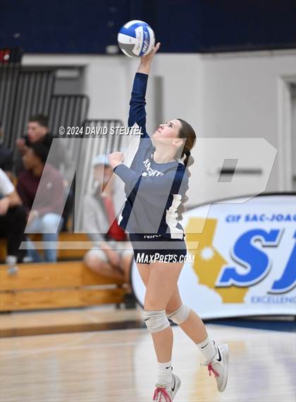 Thumbnail 2 in Stone Ridge Christian vs. Vacaville Christian (CIF SJS D6 Final) photogallery.