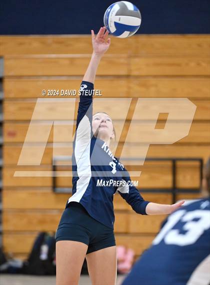 Thumbnail 2 in Stone Ridge Christian vs. Vacaville Christian (CIF SJS D6 Final) photogallery.