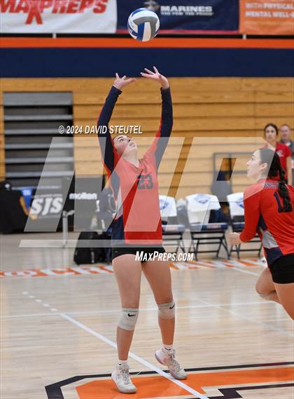Thumbnail 2 in Stone Ridge Christian vs. Vacaville Christian (CIF SJS D6 Final) photogallery.