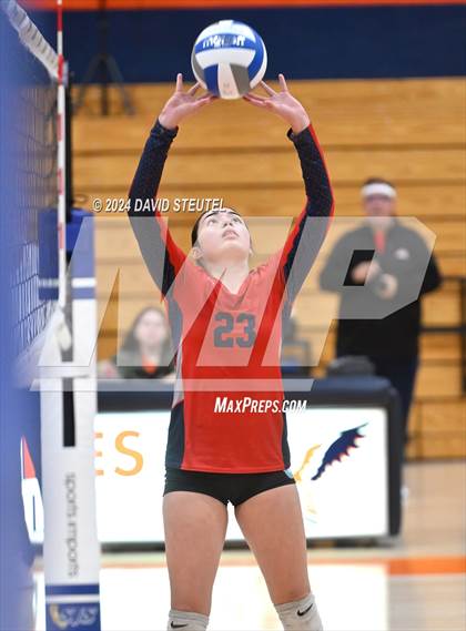 Thumbnail 3 in Stone Ridge Christian vs. Vacaville Christian (CIF SJS D6 Final) photogallery.
