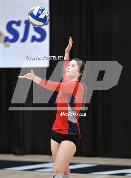Thumbnail 3 in Stone Ridge Christian vs. Vacaville Christian (CIF SJS D6 Final) photogallery.