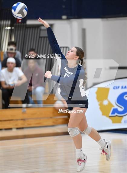 Thumbnail 2 in Stone Ridge Christian vs. Vacaville Christian (CIF SJS D6 Final) photogallery.