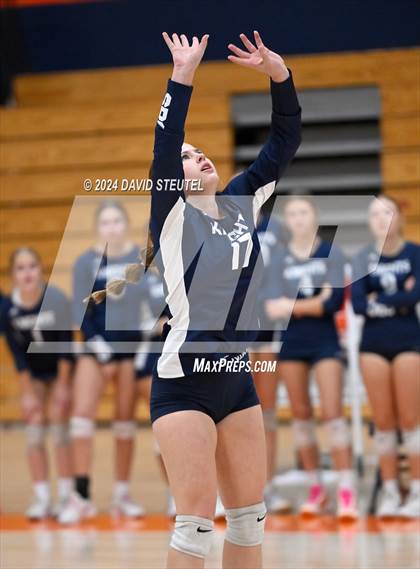 Thumbnail 2 in Stone Ridge Christian vs. Vacaville Christian (CIF SJS D6 Final) photogallery.