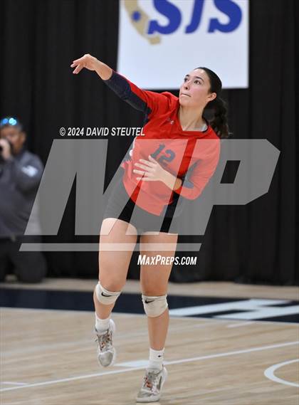 Thumbnail 2 in Stone Ridge Christian vs. Vacaville Christian (CIF SJS D6 Final) photogallery.