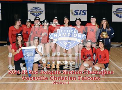 Thumbnail 3 in Stone Ridge Christian vs. Vacaville Christian (CIF SJS D6 Final) photogallery.