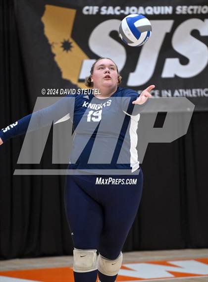 Thumbnail 3 in Stone Ridge Christian vs. Vacaville Christian (CIF SJS D6 Final) photogallery.
