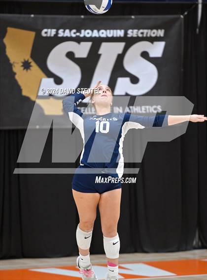 Thumbnail 2 in Stone Ridge Christian vs. Vacaville Christian (CIF SJS D6 Final) photogallery.