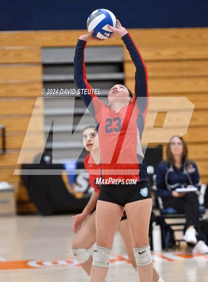 Thumbnail 2 in Stone Ridge Christian vs. Vacaville Christian (CIF SJS D6 Final) photogallery.