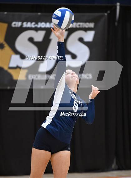 Thumbnail 2 in Stone Ridge Christian vs. Vacaville Christian (CIF SJS D6 Final) photogallery.
