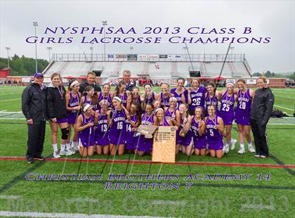 Thumbnail 2 in Christian Brothers Academy vs Brighton (NYSPHSAA Class B Final) photogallery.
