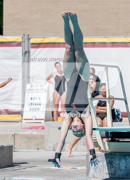 Thumbnail 1 in CIF State Girls Diving Championships photogallery.