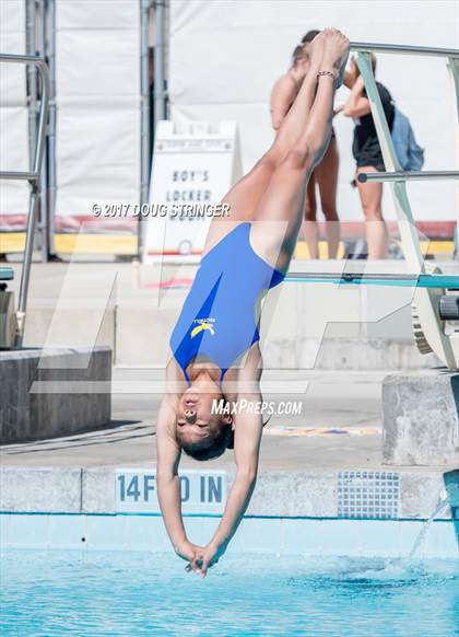 Thumbnail 1 in CIF State Girls Diving Championships photogallery.