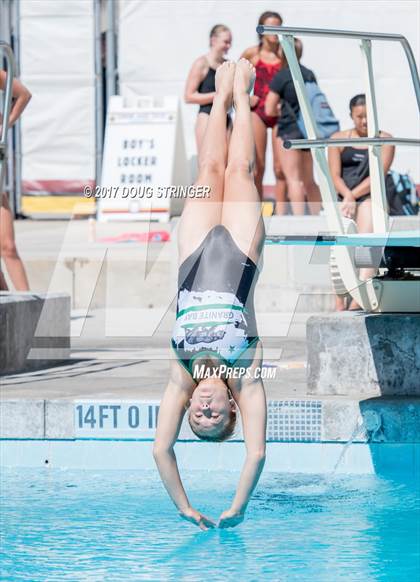 Thumbnail 3 in CIF State Girls Diving Championships photogallery.