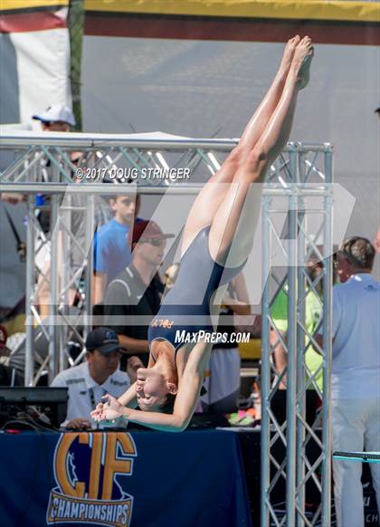 Thumbnail 1 in CIF State Girls Diving Championships photogallery.