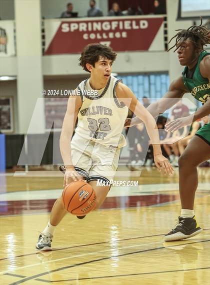 Thumbnail 1 in Gulliver Prep vs. Bishop Hendricken (Spalding Hoophall Classic) photogallery.