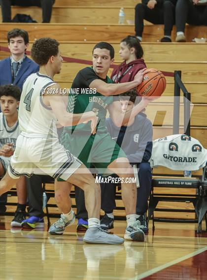 Thumbnail 1 in Gulliver Prep vs. Bishop Hendricken (Spalding Hoophall Classic) photogallery.