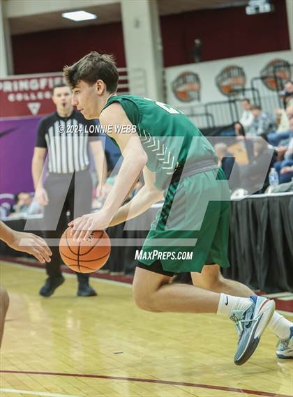Thumbnail 3 in Gulliver Prep vs. Bishop Hendricken (Spalding Hoophall Classic) photogallery.