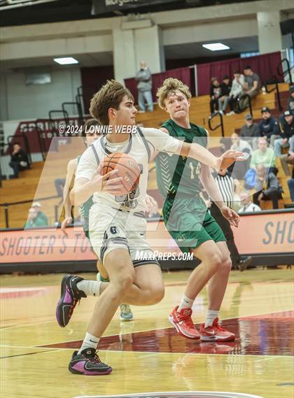 Thumbnail 1 in Gulliver Prep vs. Bishop Hendricken (Spalding Hoophall Classic) photogallery.