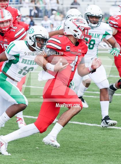 Thumbnail 3 in Brenham vs Sharyland (UIL 5A Area Playoff) photogallery.