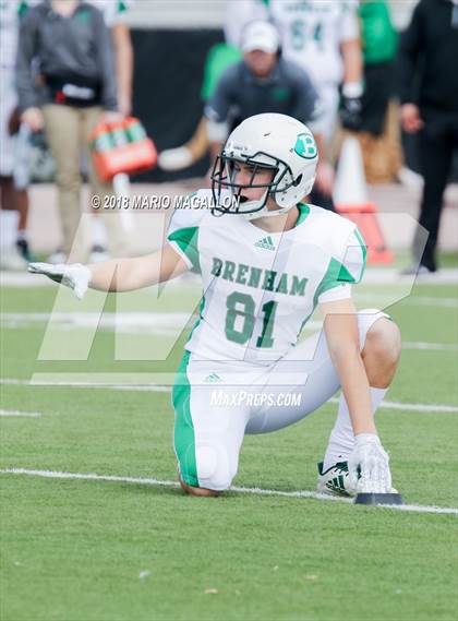 Thumbnail 1 in Brenham vs Sharyland (UIL 5A Area Playoff) photogallery.