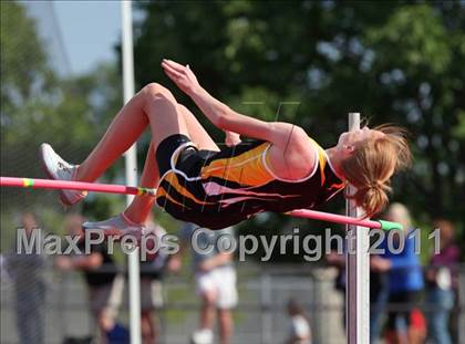 Thumbnail 1 in CIF NS Masters Track & Field Championships (Girls High Jump) photogallery.