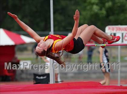 Thumbnail 3 in CIF NS Masters Track & Field Championships (Girls High Jump) photogallery.