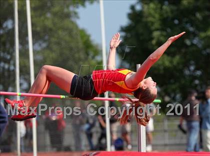 Thumbnail 2 in CIF NS Masters Track & Field Championships (Girls High Jump) photogallery.
