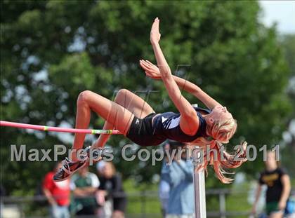 Thumbnail 1 in CIF NS Masters Track & Field Championships (Girls High Jump) photogallery.
