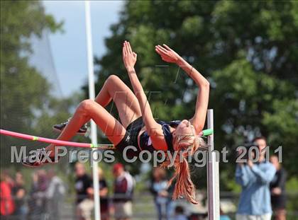 Thumbnail 1 in CIF NS Masters Track & Field Championships (Girls High Jump) photogallery.