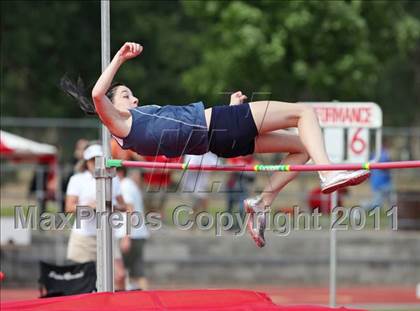 Thumbnail 2 in CIF NS Masters Track & Field Championships (Girls High Jump) photogallery.