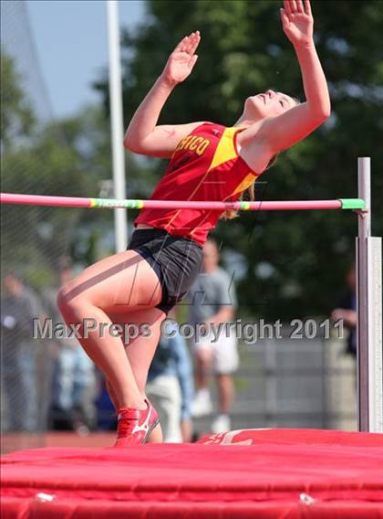 Thumbnail 3 in CIF NS Masters Track & Field Championships (Girls High Jump) photogallery.