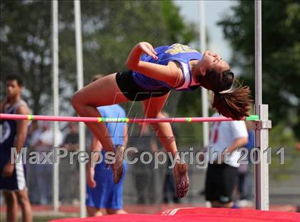 Thumbnail 3 in CIF NS Masters Track & Field Championships (Girls High Jump) photogallery.