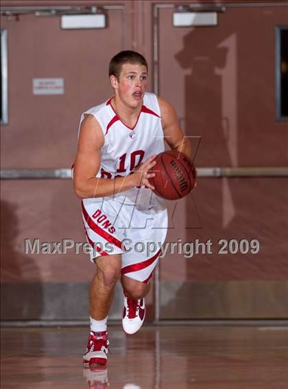 Thumbnail 2 in Cathedral vs The Rock Academy (MaxPreps Holiday Classic) photogallery.