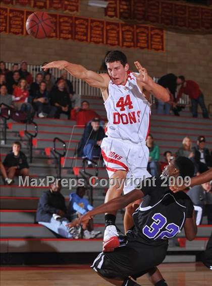 Thumbnail 1 in Cathedral vs The Rock Academy (MaxPreps Holiday Classic) photogallery.