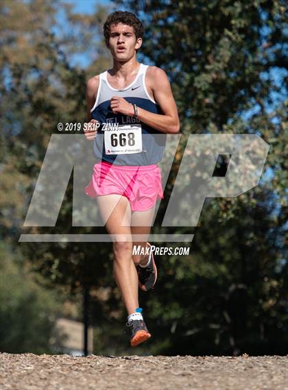 Thumbnail 3 in CIF Sac-Joaquin Section Cross Country Championships (D2 Boys) photogallery.