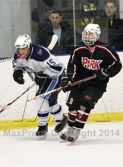 Thumbnail 2 in Park Regional vs Wayne Valley (Ice Vault Tournament) photogallery.