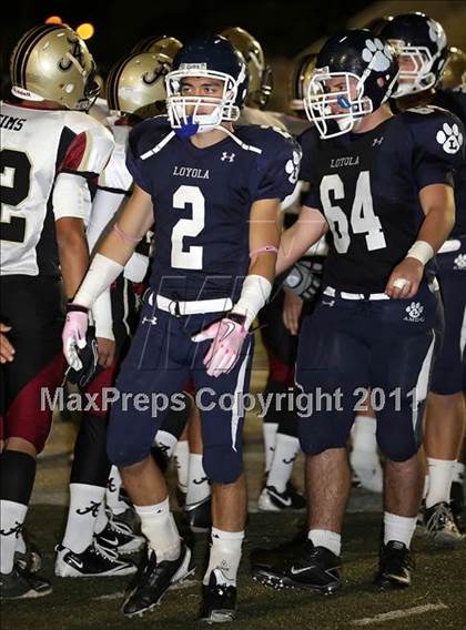 Thumbnail 1 in Loyola vs. Alemany photogallery.