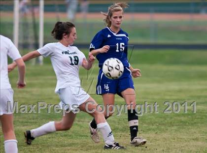 Thumbnail 2 in Holly Springs @ Green Hope (NCHSAA State Playoffs) photogallery.
