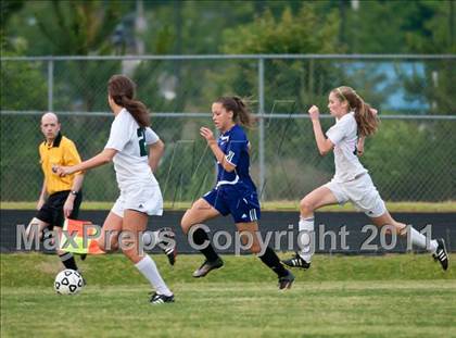 Thumbnail 3 in Holly Springs @ Green Hope (NCHSAA State Playoffs) photogallery.