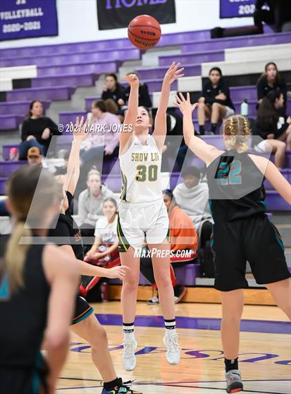 Thumbnail 1 in Eastmark vs. Show Low (Coyotes Basketball Invitational) photogallery.