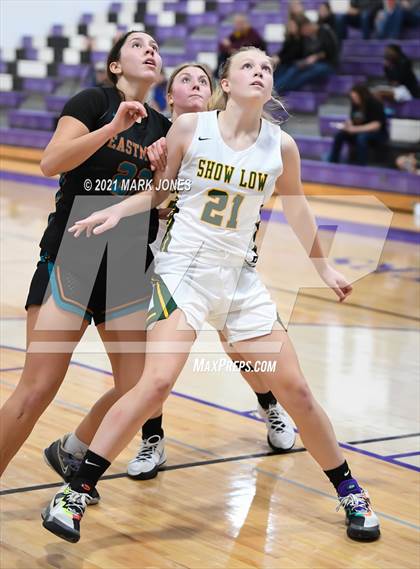 Thumbnail 1 in Eastmark vs. Show Low (Coyotes Basketball Invitational) photogallery.